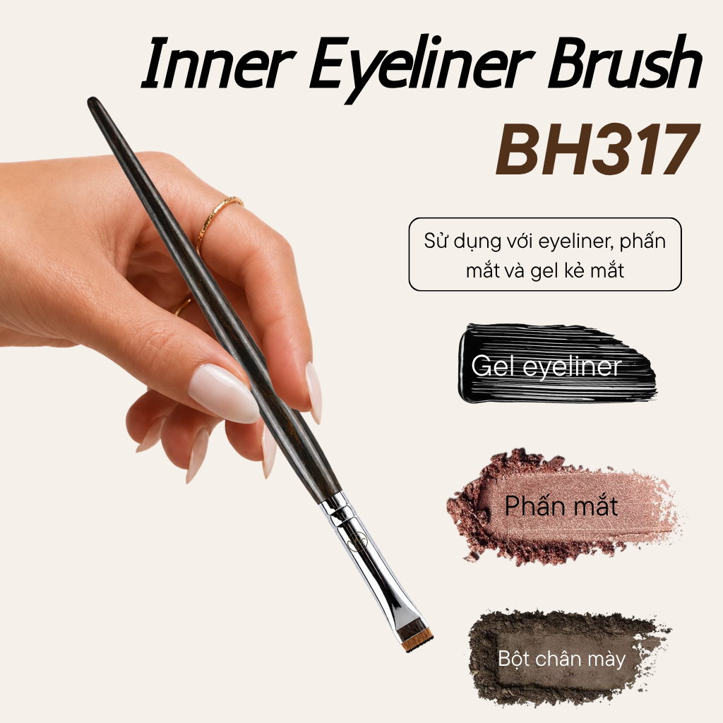 Cọ Kẻ Viền Mắt Trong BH Cosmetics Inner Eyeliner Brush BH317